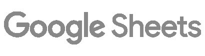 Google Sheets logo grey