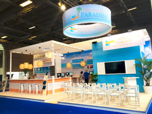 Event Planning - Geophysical Insights Actual Booth